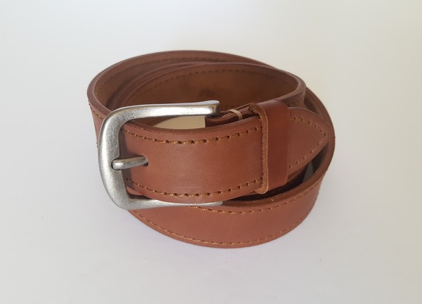 Medium Brown Belt - stitched