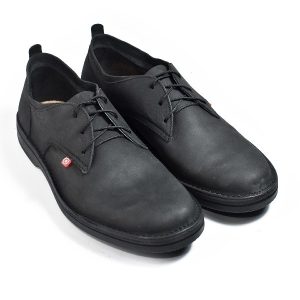 Asante Tuxedo School Shoes - thick black sole
